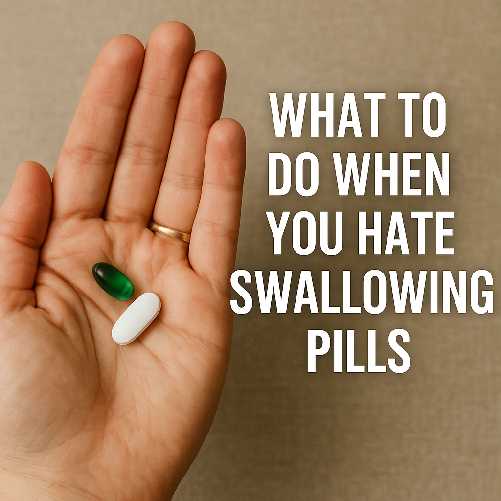 What to Do When You Hate Swallowing Pills