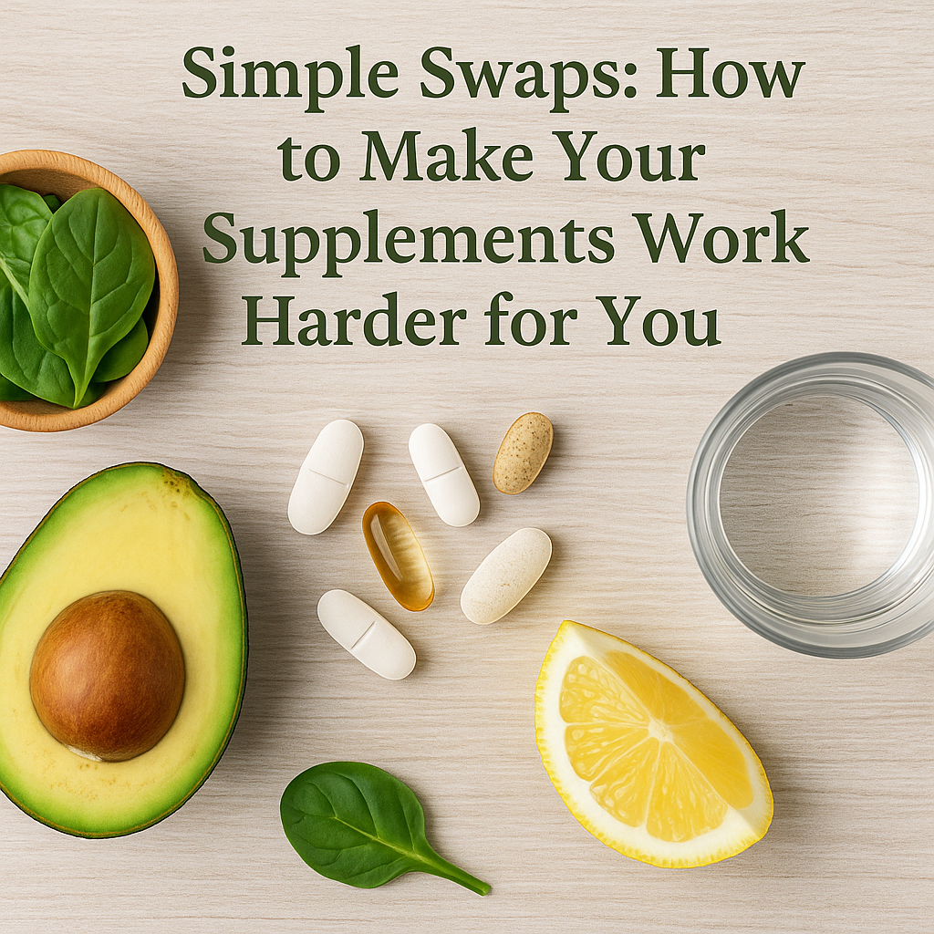 “Simple Swaps: How to Make Your Supplements Work Harder for You”