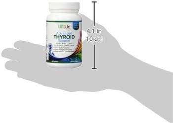 Daily Thyroid Boost Advanced Formula with Iodine Ashwagandha Vitamin B12 Zinc and Selenium for Energy Metabolism and Focus 60 Capsules