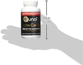 Qunol Ultra CoQ10 100mg Softgels- 3x Better Absorption Coenzyme Q10 Supplements - Antioxidant Supplement for Vascular and Heart Health & Energy Production - 2 Month Supply - 60 Count