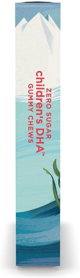 Nordic Naturals Zero Sugar Children’s DHA Gummy Chews, Tropical Punch - 45 Gummy Chews for Kids - 600 mg Total Omega-3s - Brain Development, Learning, Healthy Immunity - Non-GMO - 45 Servings