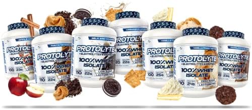 VMI Sports | ProtoLyte Whey Isolate Protein Powder | Low Calorie Whey Protein Powder for Weight Loss | Protein Powder for Muscle Gain | Digestive Enzymes | Non-GMO (Marshmallow Charms, 4.6 Pounds)