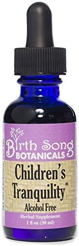 Children's Tranquility Tincture, Herbal Supplement with Valerian Root and Chamomile, 1oz Bottle Children's Herbal Immune Support, 1oz