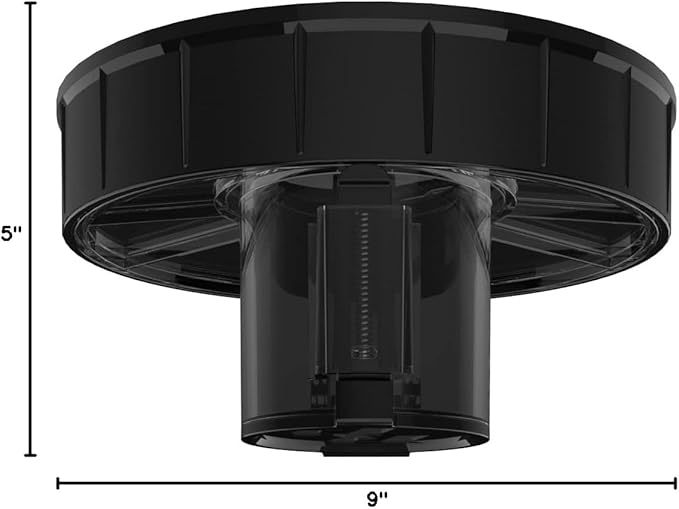 XL Protein Scoop and Supplement Funnel Attachment for Pre and Post Workout Powders, BPA Free, Spill Proof Dispenser, Universally Fits Most Product Containers, Bodacious Black, Reload Pro