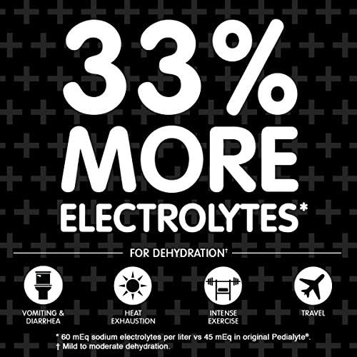 Pedialyte AdvancedCare Plus Electrolyte Powder, with 33% More Electrolytes and PreActiv Prebiotics, Strawberry Freeze, Electrolyte Drink Powder Packets, 0.6 oz, 6 Count