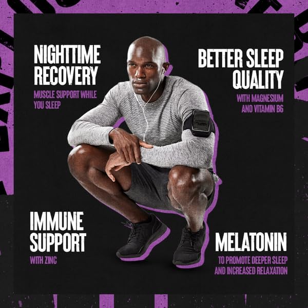 Animal PM - Zinc, Magnesium, Vitamin B6, GABA + AKG, Immune and Recovery Complex, Sleep & Relaxation, Night Time Anabolic Stack Supply Pills, 30 Count