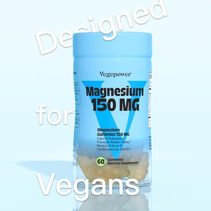 Vegan Magnesium Gummies Supplements - 1363.68 mg Calm Magnesium Citrate Gummies Chews for Adults and Kids, Supports Better Sleep, Relaxation, High Absorption Mg (Mango, 60 Count (Pack of 2))