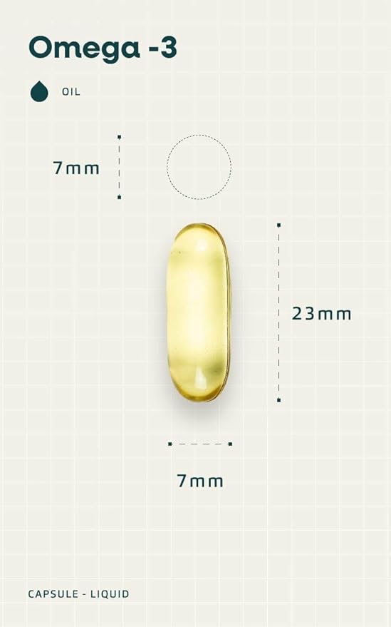 Vegan Omega 3 Supplement (60 Capsules) – Omega-3, EPA, Vitamin D3 & DHA Supplements - Algae Omega 3 Vegan Supplements for Brain, Eye, & Heart Health – Omega 3 for Kids & Adults