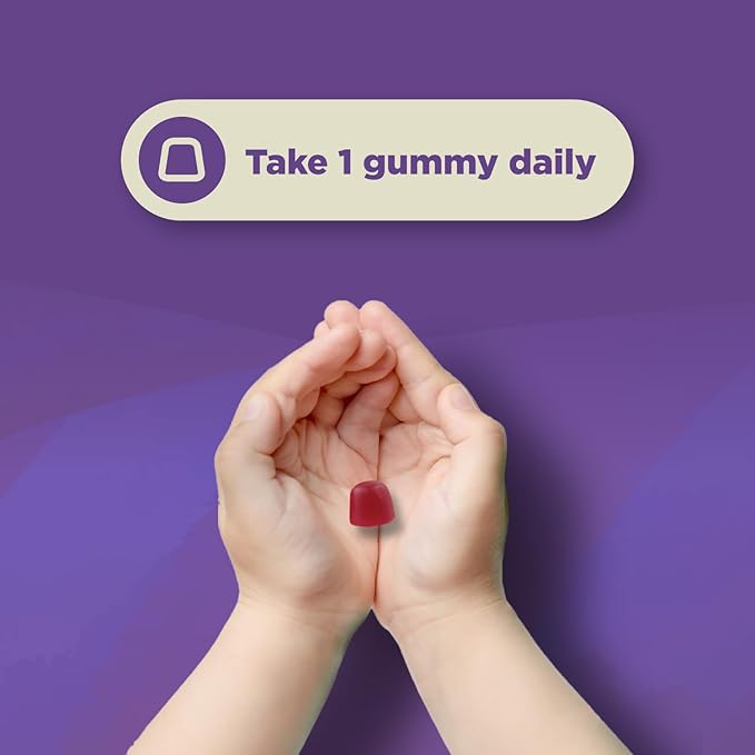Natures Craft Melatonin Gummies for Kids Sleep Support - Hassle-Free Kids Melatonin Gummies for Mood Support - Delicious and Tummy Friendly Gummy 1 Mg Little Ones Non-GMO Gluten Free and Halal