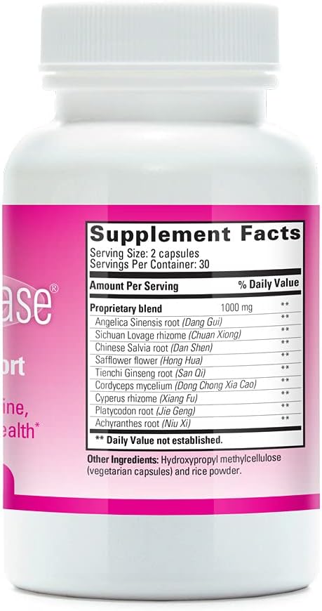 FemmePhase Advanced Menopause Support Formula: All-Natural Herbal Supplement for Hot Flashes, Cramps, Fatigue, Night Sweats, and Mood Changes (60 Vegetarian Capsules)