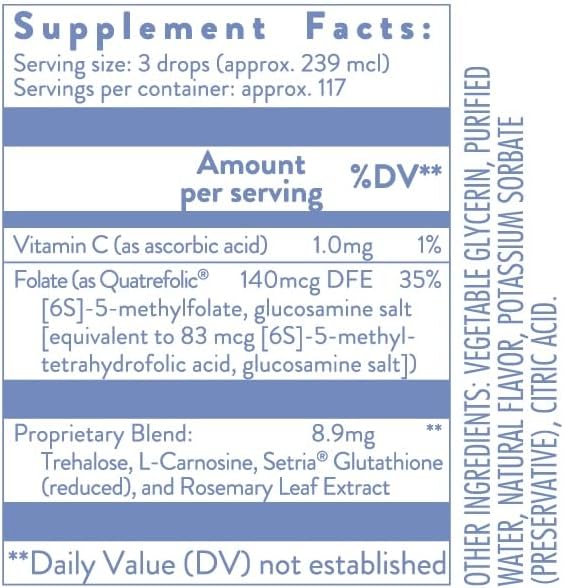Methyl Folate 5-MTHF Mega Drops™ 28ML (.95 FL oz)