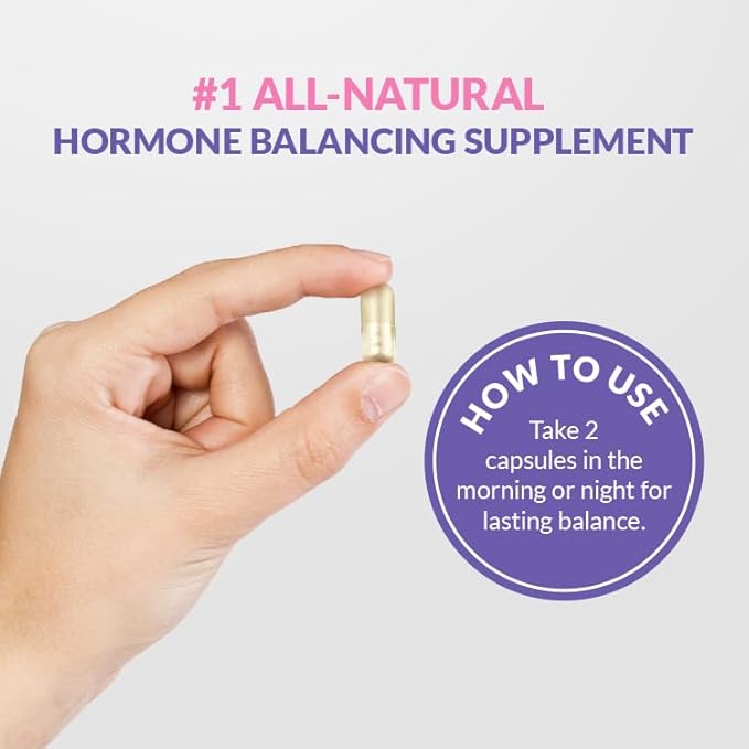 GleeFull Over 30 Hormone Support - Menopause Supplements for Women - Hormone Balance for Women - Hot Flash Relief - Menopause Support
