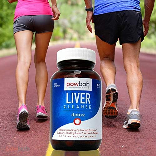 Liver Cleanse Detox. #1 Patent-Pending Optimized Repair Formula. Liver Md Focus Research with Organic Baobab, Beet Root Powder, and Goji. Beats Milk Thistle Silymarin & Dandelion (120 capsules)