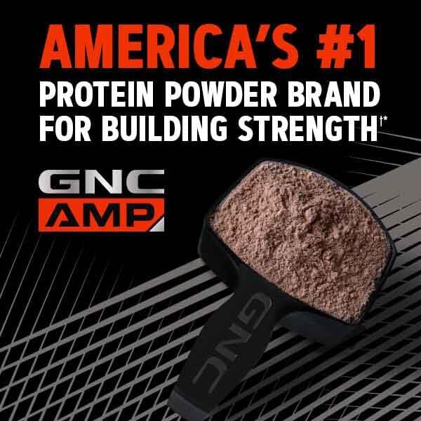 GNC AMP Wheybolic Whey Protein Powder Isolate with BCAA | Targeted Muscle Building and Workout Support Formula | Gluten Free | Strawberries and Cream | 10 Servings