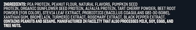 Vega Premium Sport Protein Peanut Butter Protein Powder, Vegan, Non GMO, Gluten Free Plant Based Protein Powder Drink Mix, NSF Certified for Sport, 4lb 4.1 oz