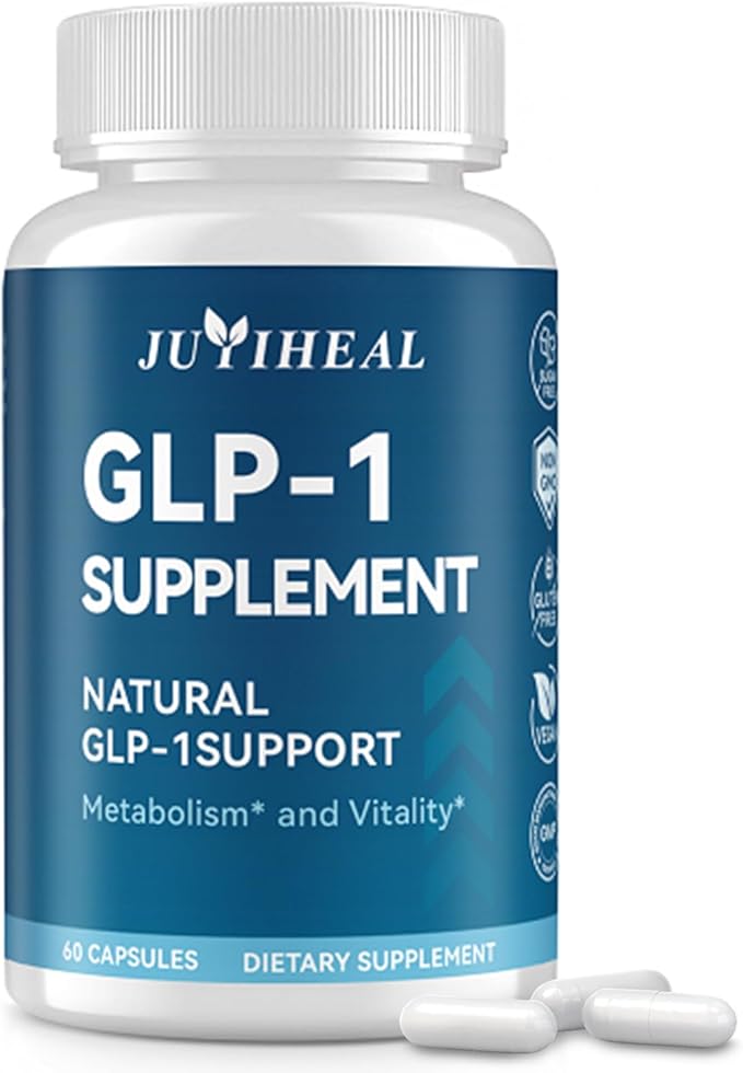 GLP-1 Supplement, GLP1 Support for Women & Men, GLP1 Supplement Probiotic for Immune, Gut, Energy, Overall Health - 60 Capsules