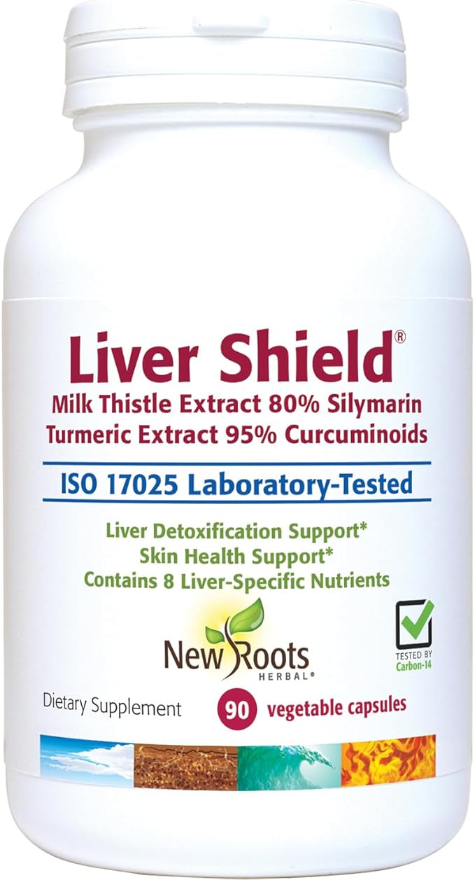 New Roots| Liver Cleanse Detox & Repair Supplement|8-in-1 Formula of Milk Thistle, Dandelion Roots, Turmeric, Curcumin, Artichoke, Red Beet, Radish, Schizandra | Fatty Liver Support (90 Capsules)