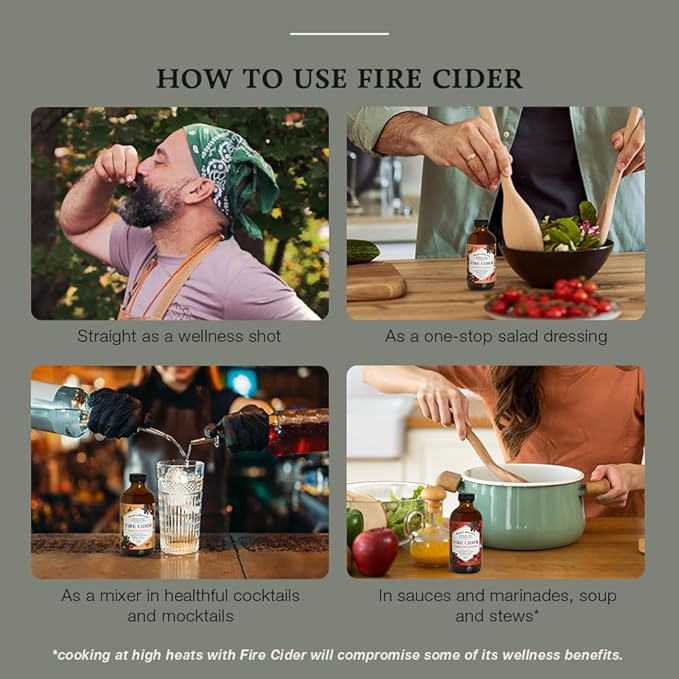 Hany's Harvest Fire Cider Sampler Pack – 8 fl oz Glass Bottle | All-Natural, Small-Batch, Handcrafted, Non-GMO, Gluten-Free, Immune & Digestive Support