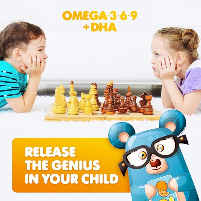 DR. MORITZ Vegan Omega 3 Gummies for Kids and Toddlers (90 Count), Omega 3 Kids Gummies for Brain and Heart Health, No Fish Oil and Gluten Free