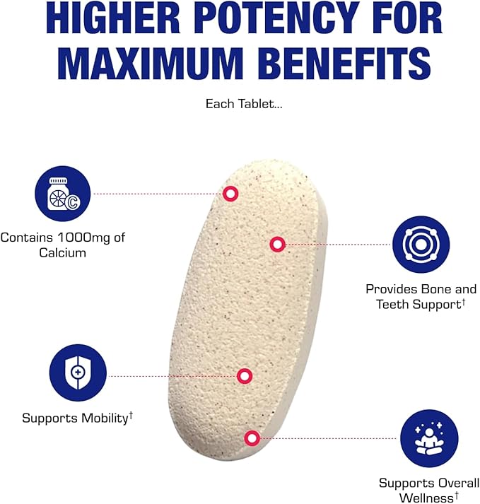 Clinical Calcium Complex Bone Supplement - Restorative Calcium Magnesium Zinc D3 Supplement for Bone Health Strength & Density Support with Antioxidant Bioflavonoids - High Absorption - 30 Servings