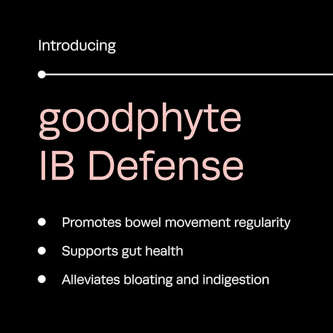 | IB Defense Dietary Supplement | 60 Capsules | Naturally Occuring Enzymes That Regulate Digestion | Premium All Natural Relief from IBS, Constipation, Bloating, Gas, & Indigestion