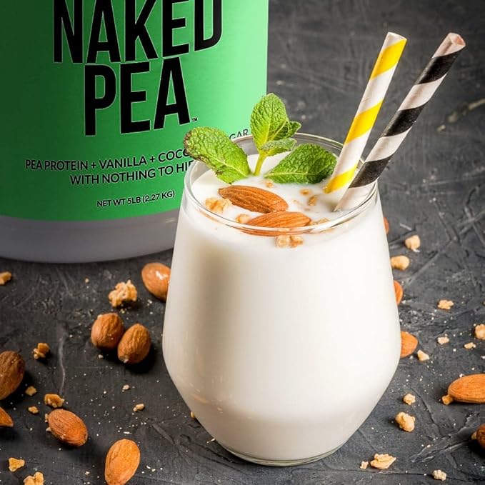 Vanilla Pea Protein Isolate from North American Farms, Only 3 Ingredients, Vanilla Vegan Protein, Gluten-Free, Soy Free, GMO Free - 1LB