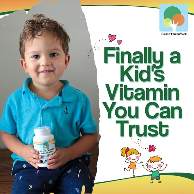 Kids Vitamin C and Immune Support + Kids Vitamin PDF | Citrus Flavored | 60 Chewable Tablets