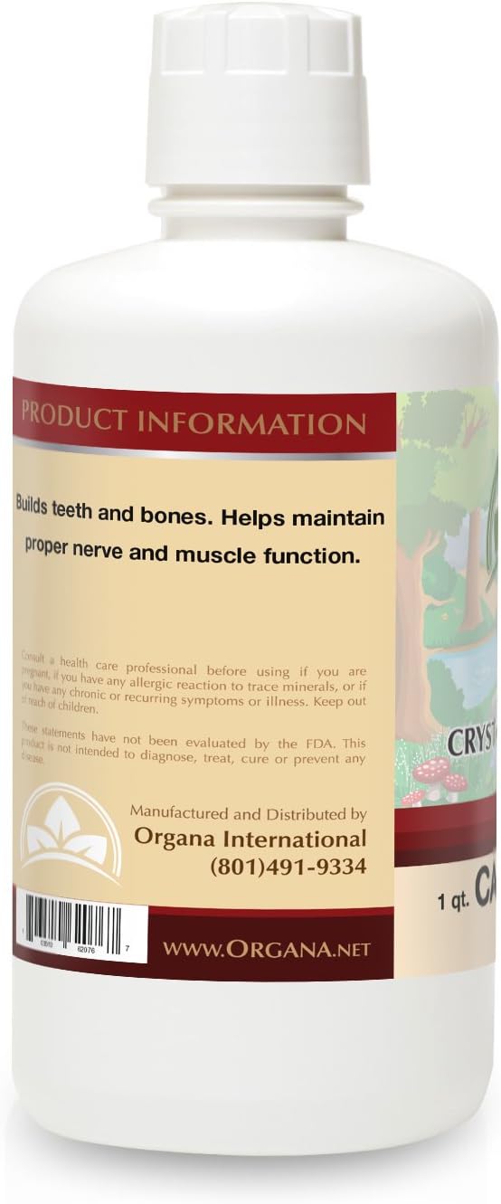 Organa Pure Crystalline Liquid Calcium Supplement - 30 PPM - Colloidal Minerals