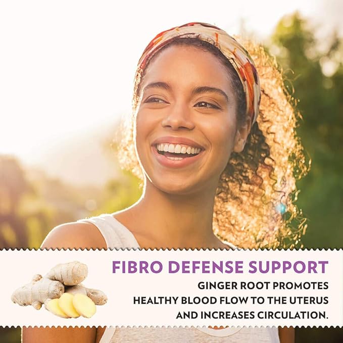 Crystal Star Fibro Defense, 60 Capsules, Black Cohosh, Breast & Uterine Health Between Periods, Gluten Free, Non-GMO