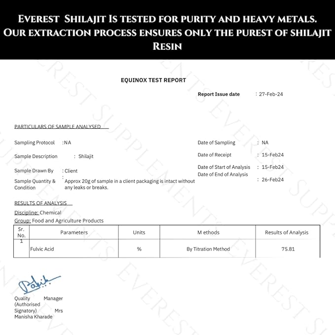 Shilajit Pure Himalayan Organic Shilajit Resin - Shilajit for Men - Gold Grade 500 mg Maximum Potency - 85 Trace Minerals & Fulvic and Humic Acid for Energy Immune Support, 30 Grams