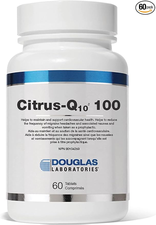Douglas Laboratories Citrus-Q10 100 | Coenzyme Q10 in A Great Tasting, Chewable Tablet | 60 Tablets | Natural Citrus Flavor