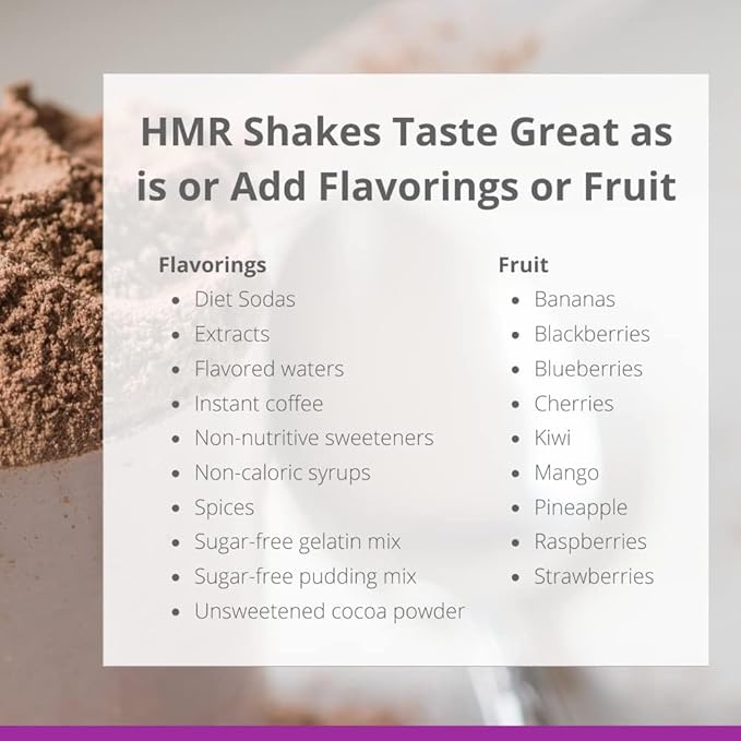 HMR 120 "Classic" Shake Meal Replacement Powder | Chocolate Shake Mix to Support Healthy Weight Loss | 12g of Protein | Nutritional Drink | Low Calorie Food | 12 Servings