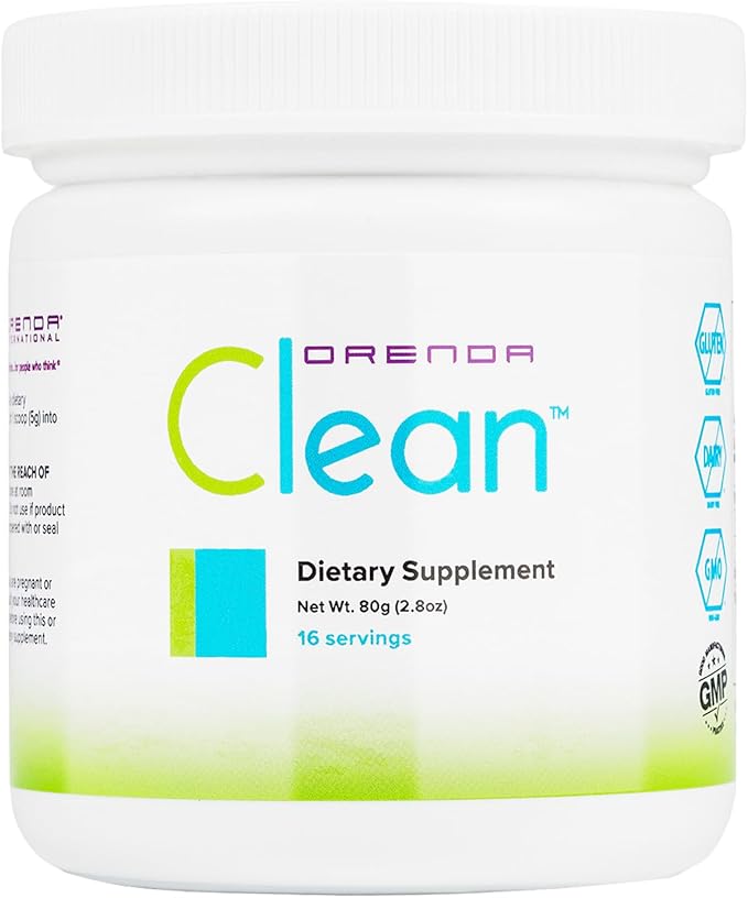 Orenda Clean®: with Peptizyme-SP EN for Digestive Bliss, Aronia Berry, Aloe Vera, and More | Radiant Health | Elevate Your Wellness with The Ultimate Nutrient-Rich Supplement - 80g, 16 Servings