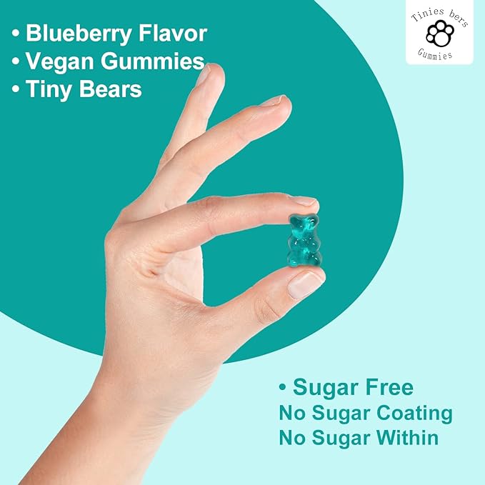 Magnesium Glycinate Gummies 500mg, Sugar Free for Adults & Kids, Best Magnesium Gummies for Sleep, Stress & Muscle Relief & Nerve Health, No Melatonin, Gluten Free, Non GMO, Vegan, Pectin, 60