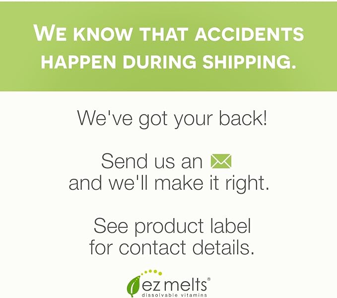 EZ Melts B12 Sublingual Vitamin 2,500 mcg, Methylcobalamin, Sugar-Free, 3-Month Supply