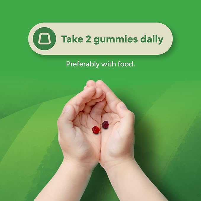 High Prebiotic Fiber Gummies for Kids - Dietary Fiber Supplements for Digestion & Constipation - Chicory Root Kids Immune Gummies - Non-GMO & Vegan Digestive Nutritional Supplements - 120 Count