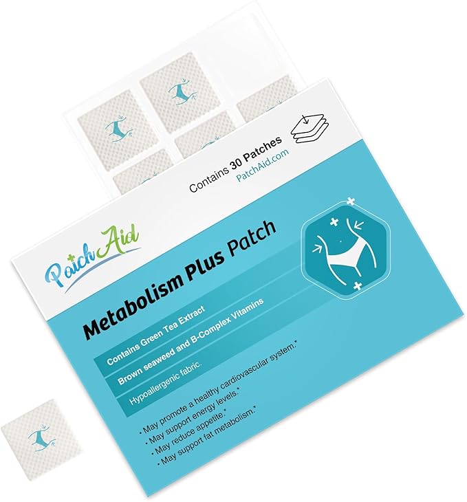 Metabolism Plus Topical Patch by PatchAid 30-Day Supply