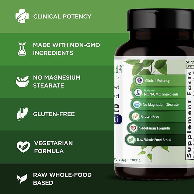 EMERALD LABS Complete Clinical Multi - Multivitamin with Methylated Folate, Vitamin D3, Digestive Enzymes & More for Gut Health, Immune Support & More* - 120 Vegetable Capsules (30-Day Supply)