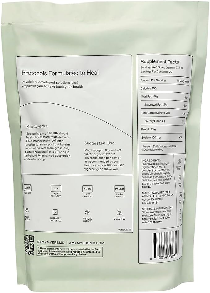 The Myers Way Paleo Protein Vanilla Bean - 19.54 OZ - 20 Servings