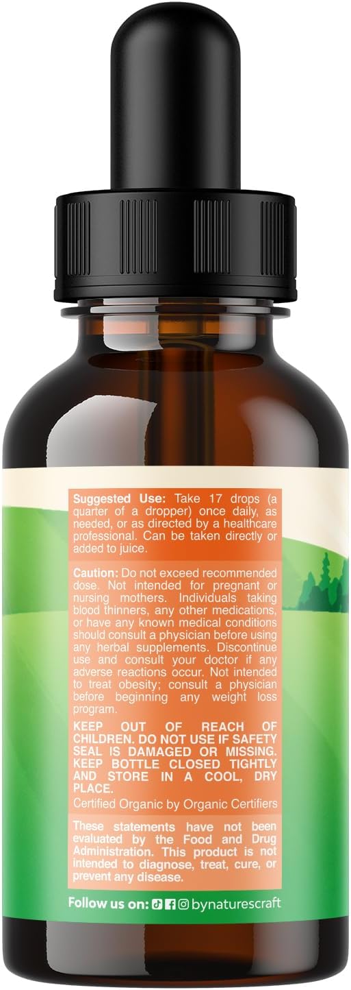 Natures Craft Kids Vitamin D3 K2 Drops - Organic Vitamin D for Kids for Strong Bones & Joints - Infants, Babies & Toddler Immune Support Drops Liquid Supplement - 60 ml Bottle