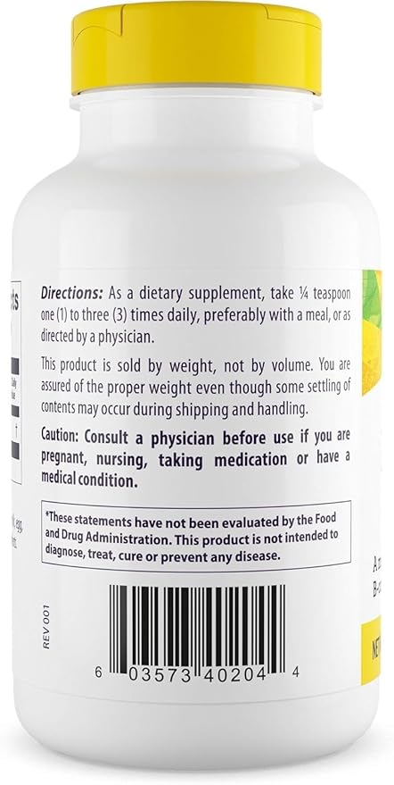 Healthy Origins Inositol Powder, 113 g - for Skin, Hair & Nail Health - Vitamin B8 Powder Supplement - Part of The B Complex Family - Vegan, Non-GMO & Gluten-Free Supplement - 4 Oz
