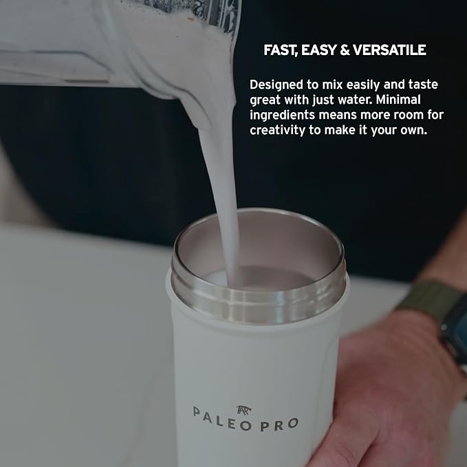 PaleoPro Protein Powder Grass-Fed, Pastured, Cage-Free Protein | Gluten Free, Dairy Free. No Sugar, Soy, Grains or Net Carbs | Paleo & Keto Friendly - 15 Servings (1 lb, Aztec Vanilla)