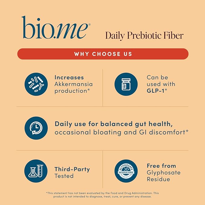 Daily Prebiotic Fiber (Chai) - Fiber Supplement Powder for Digestive Health & Gut Health - Fiber Powder Prebiotics, Non-GMO, Gluten & Sugar Free Soluble Fibre Supplements-30 Servings
