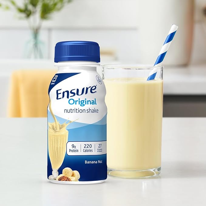 Ensure Original Banana Nut Nutrition Shake | Meal Replacement Shake | 24 Pack