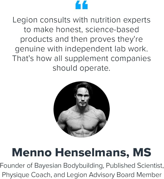 LEGION Whey+ Protein Whey Isolate from Grass Fed Cows - Whey Protein Isolate Powder Low Calorie, Non-GMO, Sugar Free, Lactose and Gluten Free, All Natural Protein Powder for Men & Women (60 Servings)