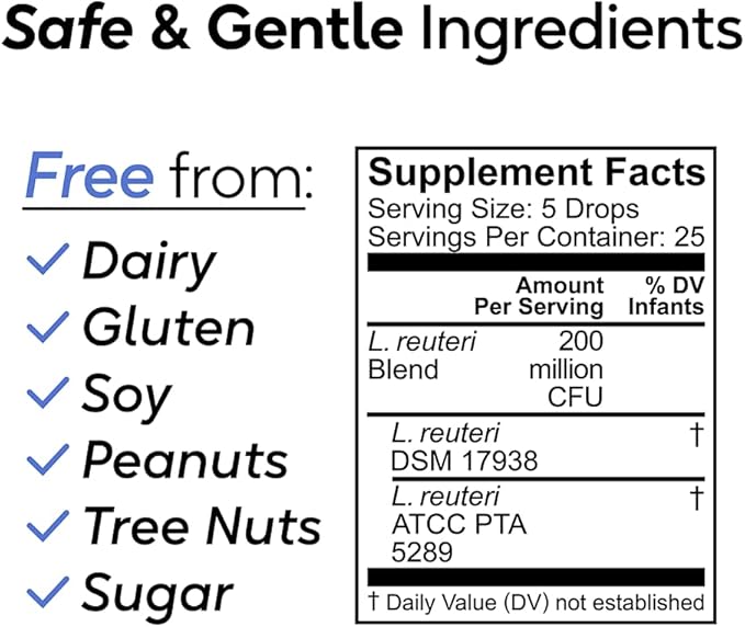 BioGaia Nurture & Grow Toddler Probiotic | Ages 1+ | Liquid Probiotic | Allergen-Free | Triple-Benefit Probiotic for Kids | Digestive Health, Immune Support & Oral Health Protection | 25-Day Supply