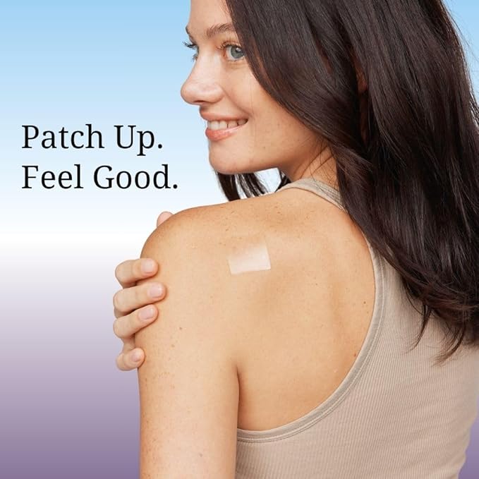 Sleep Patches with Lavender - 30 Topical Patches for Better Sleep with Magnesium Glycinate, Valerian Root Extract, Passionflower & Hops, Waterproof, 12 Hours, Transdermal Support
