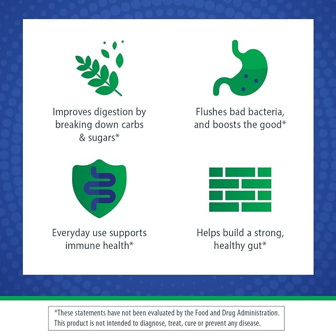 Florastor Advanced Gas and Bloat Probiotic, Digestive Enzymes and Botanicals, Plus Probiotics for Digestive Health, 30 Capsules
