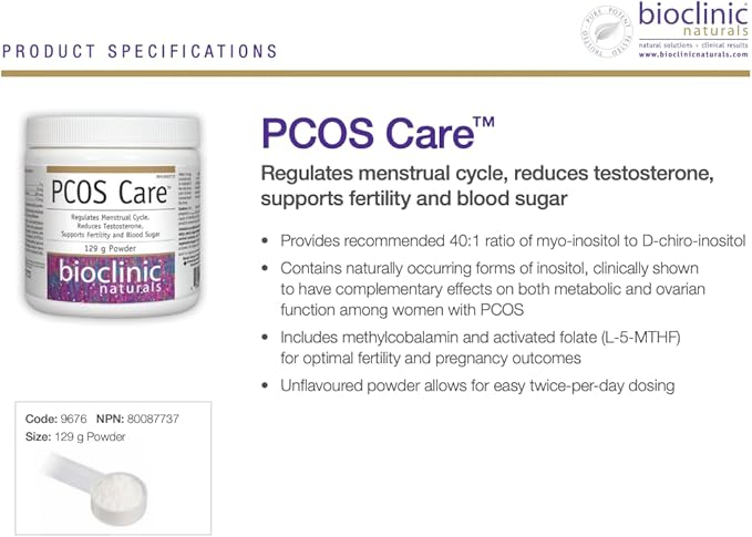 Bioclinic Naturals - Myo-Inositol 129 g Powder