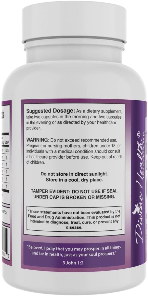 Divine Health Liver & Gallbladder Cleanse | N-Acetyl-L-Cysteine | Alpha Lipoic Acid | Milk Thistle | Organic Beet Root | Selenium | 120 Capsules